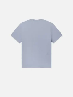 FRAME Duo Fold Tee in Soft Blue< Tees & Polos