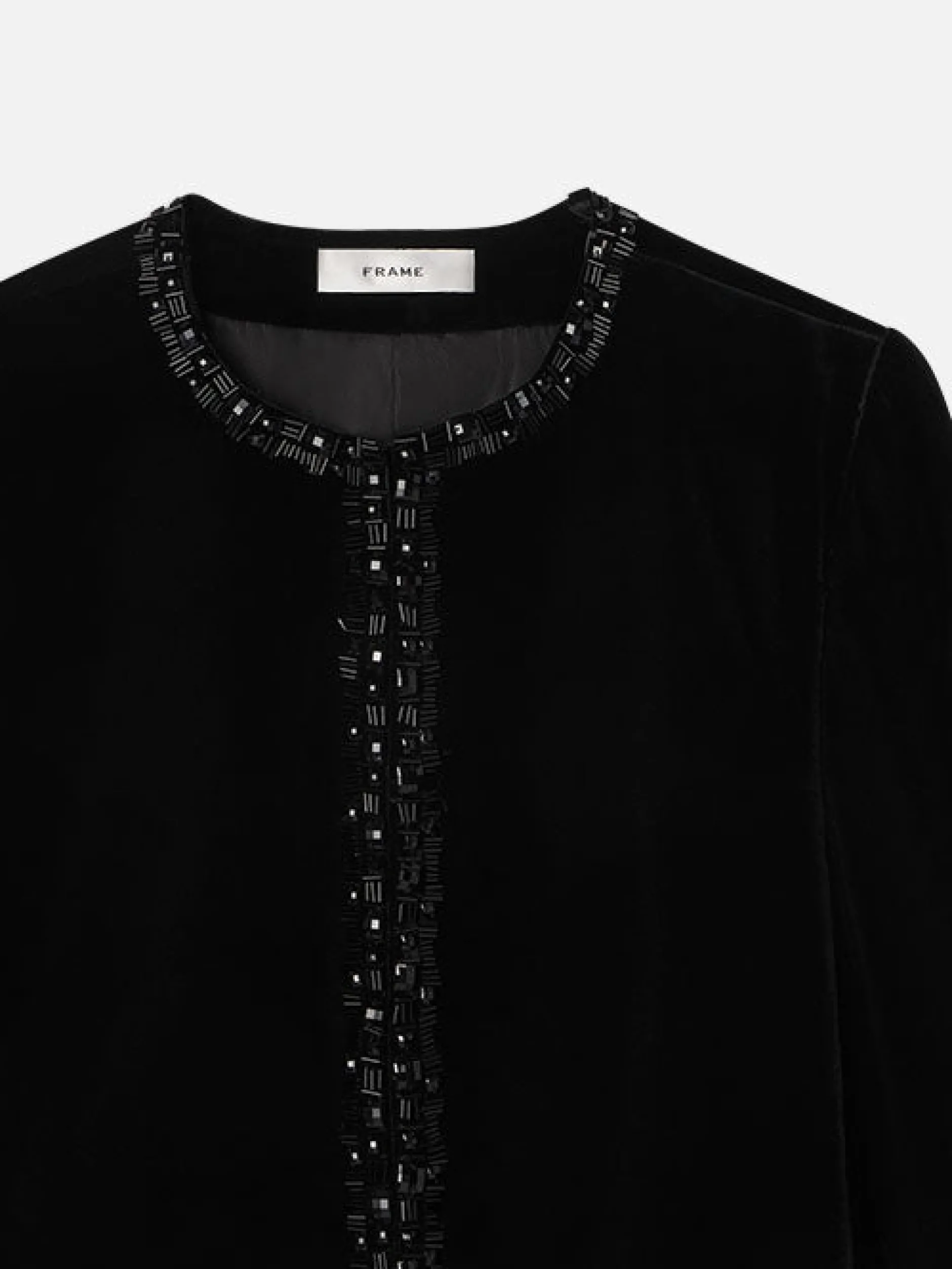 FRAME Embellished Velvet Jacket in<Women Jackets & Coats
