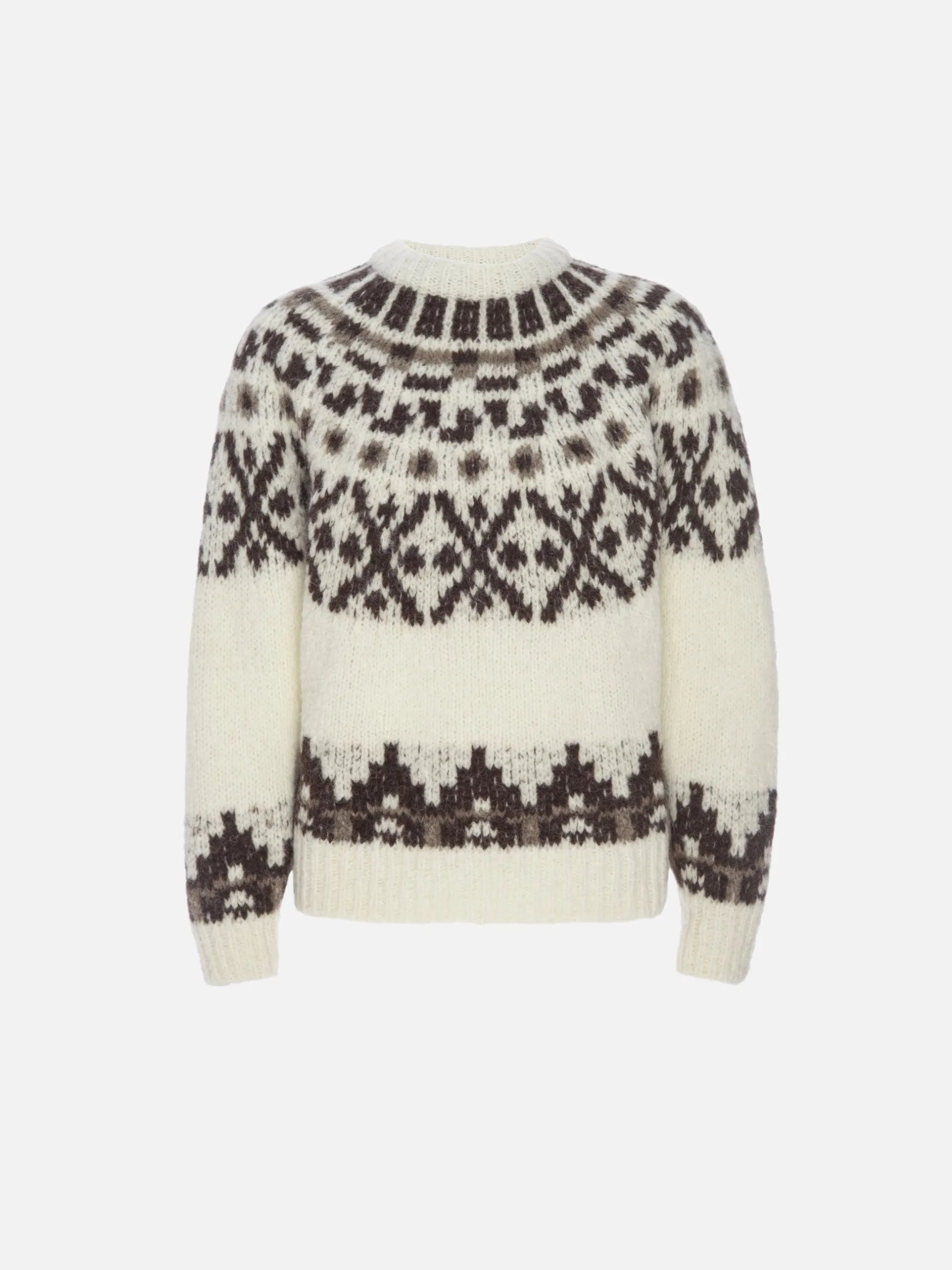FRAME Fair Isle Sweater in Cream Multi<Women Sweaters