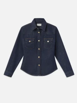 FRAME Fitted Heritage Shirt in<Women Tops & Blouses