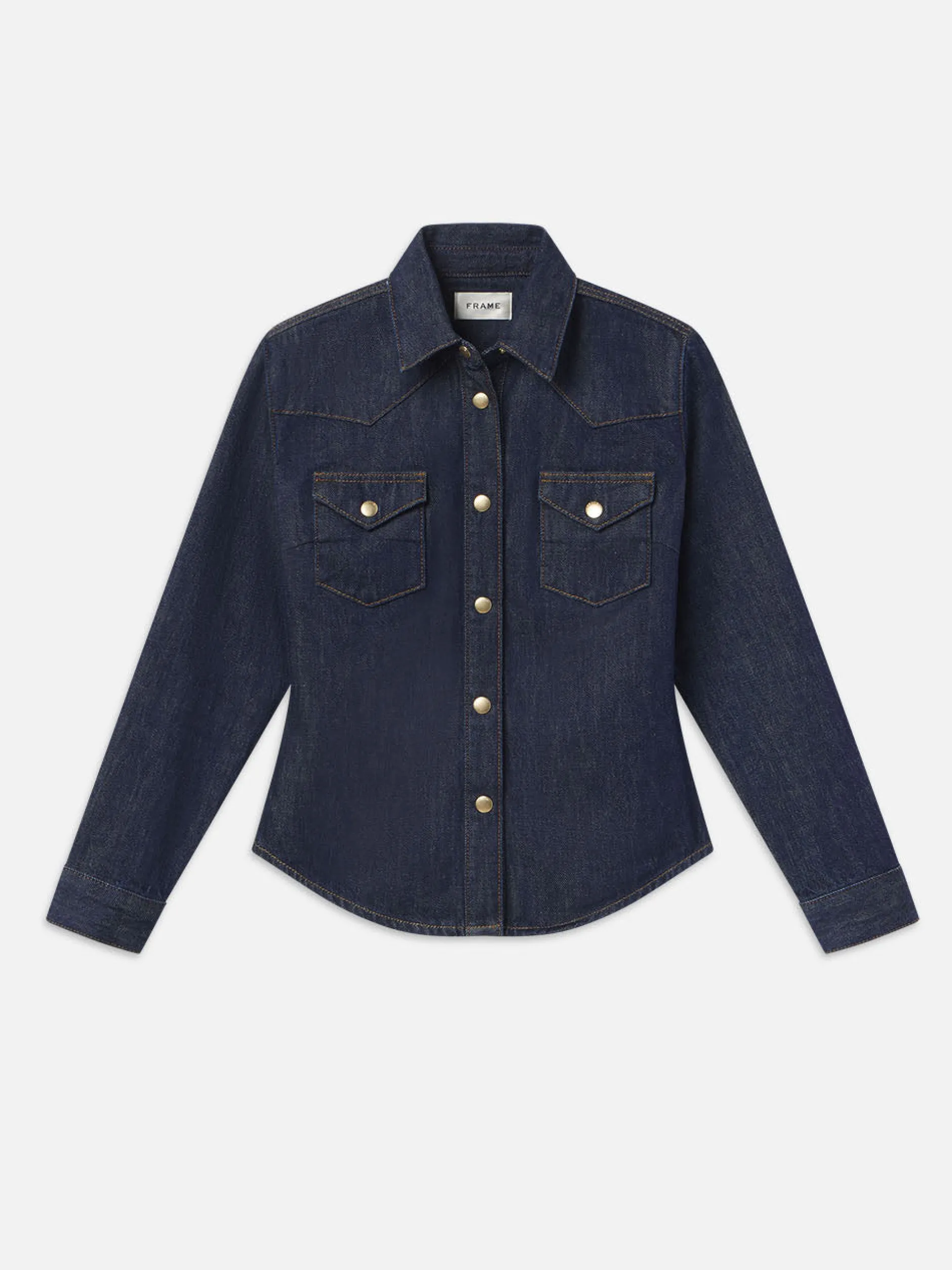 FRAME Fitted Heritage Shirt in<Women Tops & Blouses