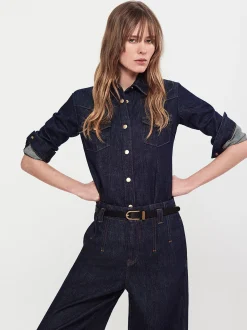 FRAME Fitted Heritage Shirt in<Women Tops & Blouses