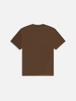 FRAME Logo Tee in Soft Mocha< Tees & Polos