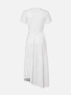 FRAME Gathered Seam Short Sleeve Dress in<Women Dresses & Jumpsuits