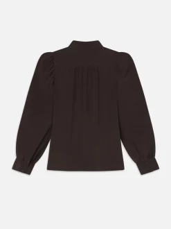 FRAME Gillian Long Sleeve Top in<Women Tops & Blouses