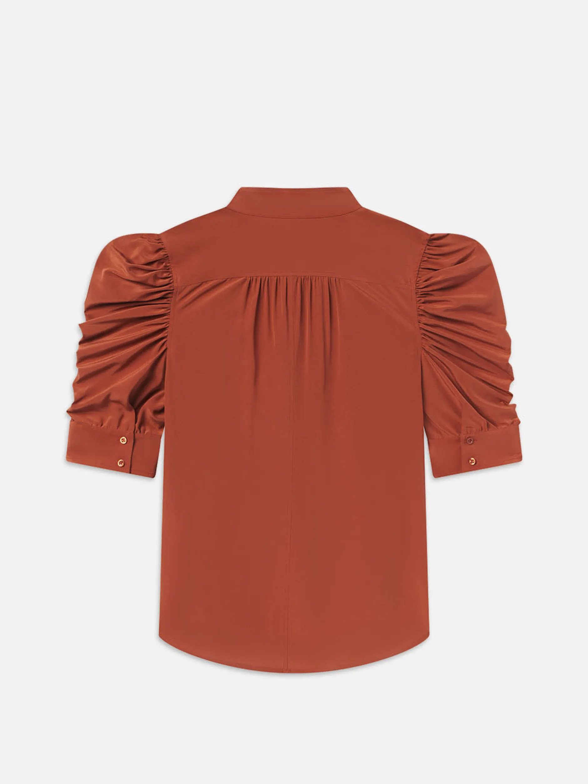 FRAME Gillian Top in Deep Rust<Women Tops & Blouses