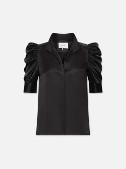 FRAME Gillian Top in Glossy<Women Tops & Blouses
