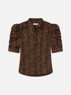 FRAME Gillian Top in Sand Multi<Women Tops & Blouses