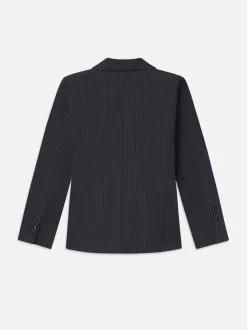 FRAME Grandfather Blazer in Navy Multi<Women Jackets & Coats