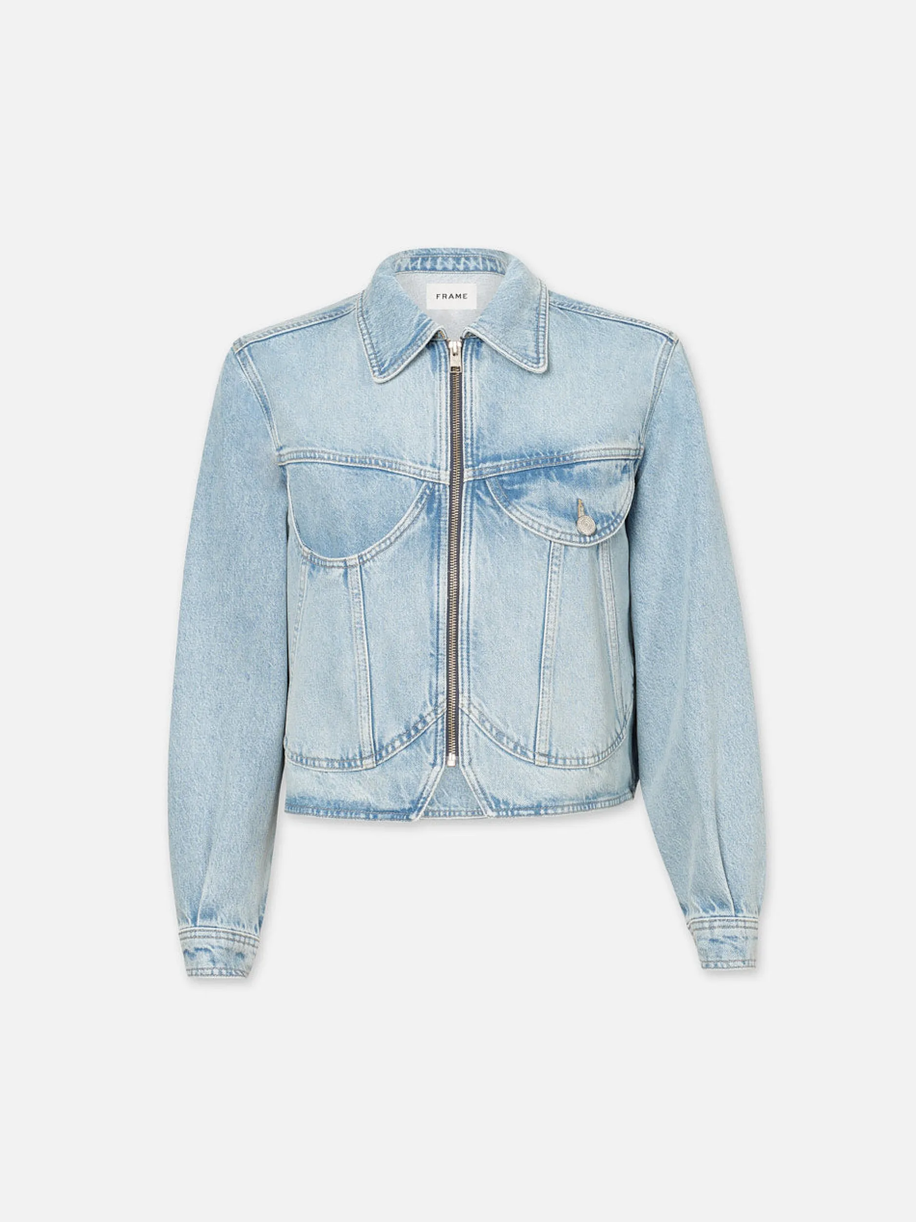 FRAME Heart Jacket in Fizz Indigo<Women Jackets & Coats