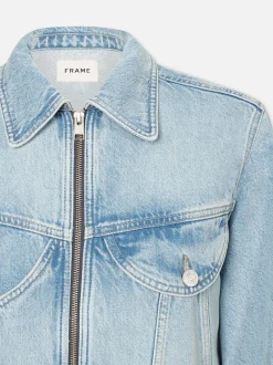FRAME Heart Jacket in Fizz Indigo<Women Jackets & Coats