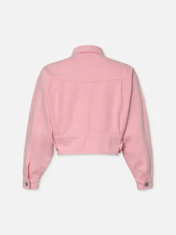FRAME Heart Jacket in Washed Dusty Pink<Women Jackets & Coats