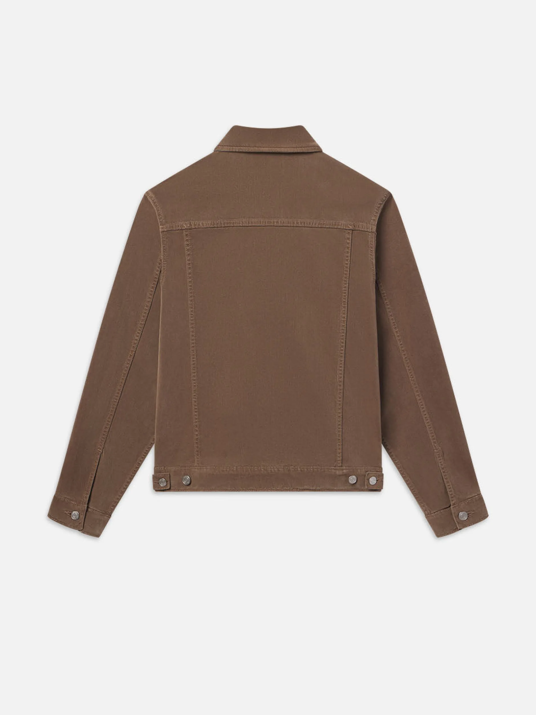 FRAME Heritage Jacket in Dark Camel< Denim Jackets|Jackets & Coats