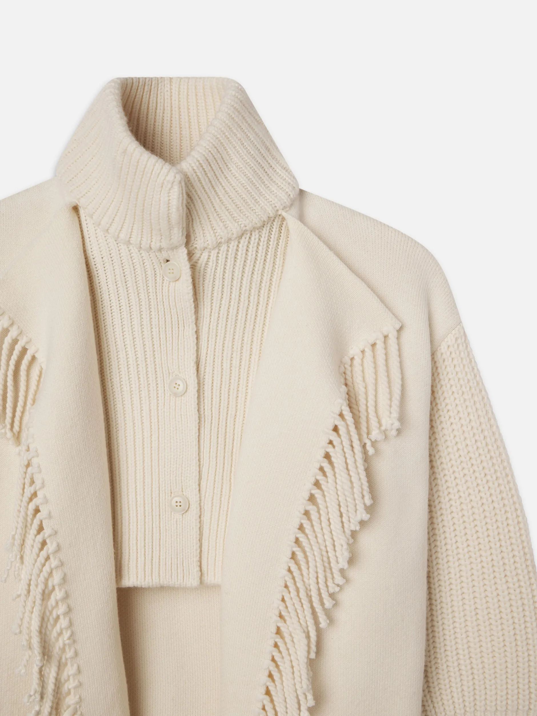 FRAME Jacquard Fringe Coat in<Women Jackets & Coats