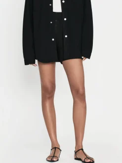 FRAME Jetset Short in Sheen Noir<Women Skirts & Shorts