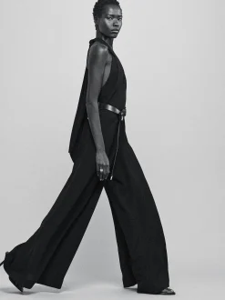 FRAME Keyhole Halter Jumpsuit in<Women Dresses & Jumpsuits