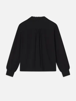 FRAME Lace Collar Blouse in<Women Tops & Blouses