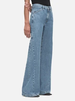 FRAME Le Baggy Palazzo in Ocean Drive<Women Wide Leg