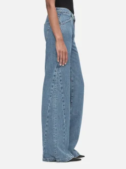 FRAME Le Baggy Palazzo in Ocean Drive<Women Wide Leg