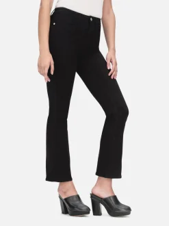 FRAME Le Crop Mini Boot in Film Noir<Women Bootcut