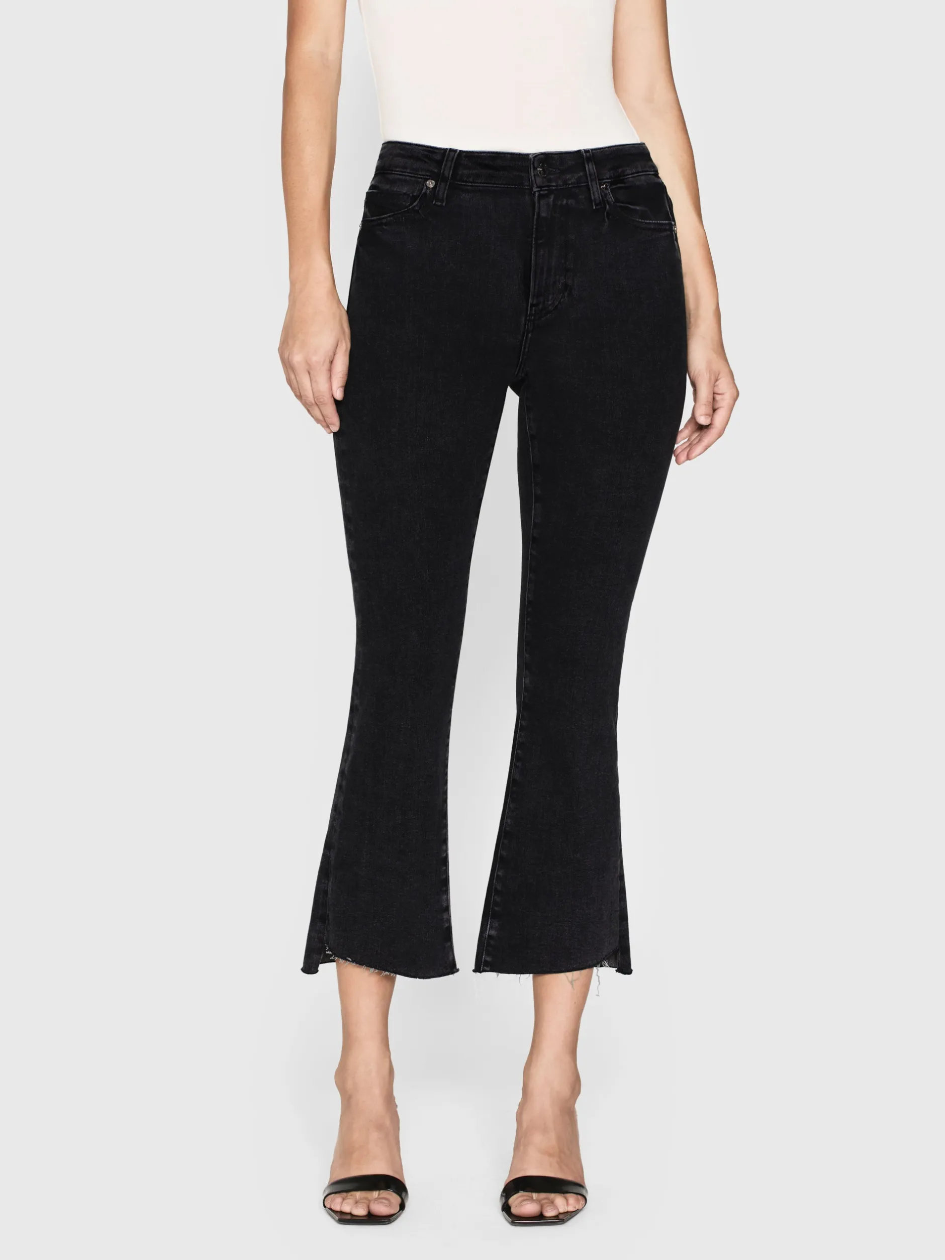 FRAME Le Crop Mini Boot in Radio Cascade Hem<Women Bootcut