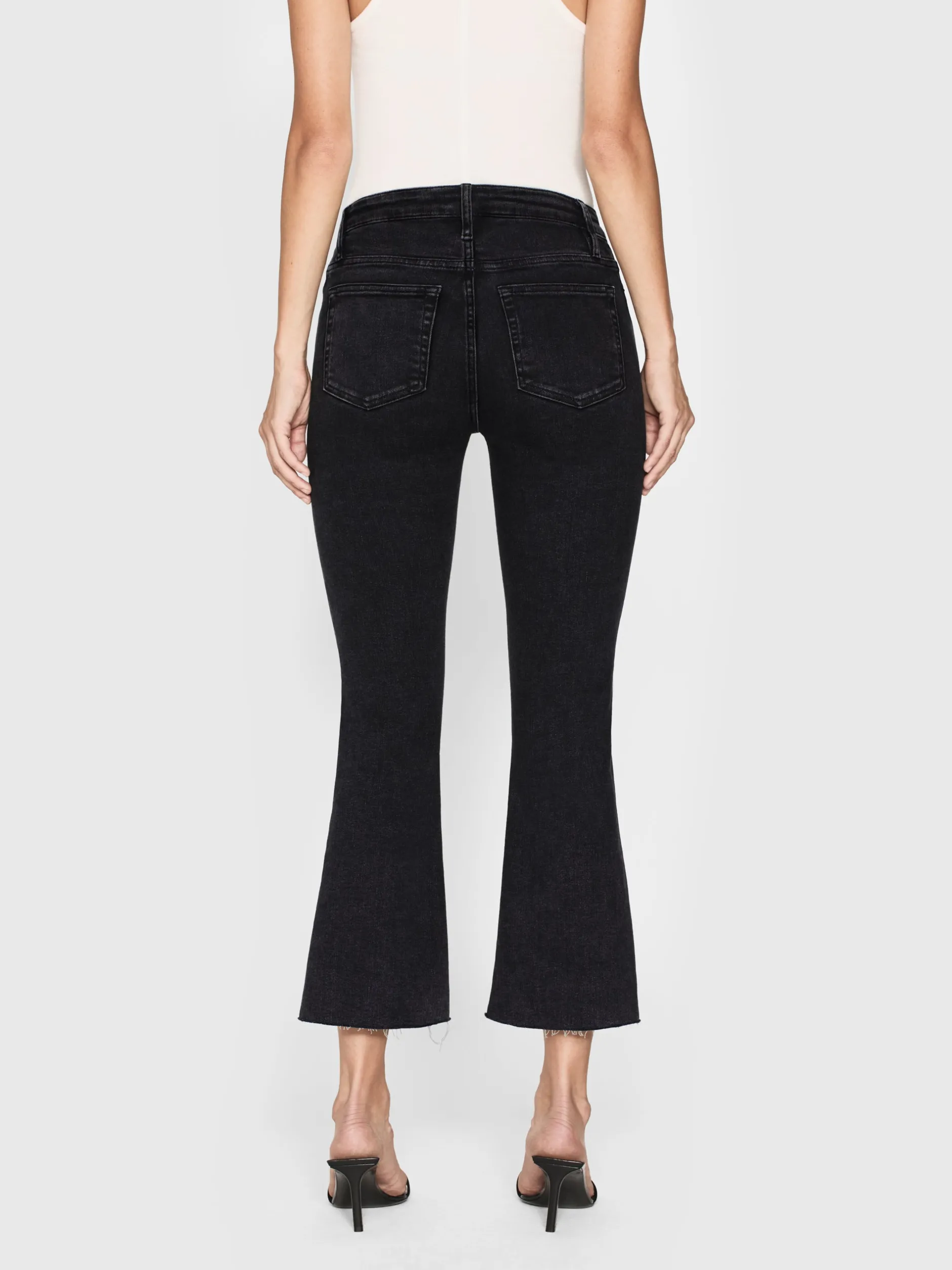 FRAME Le Crop Mini Boot in Radio Cascade Hem<Women Bootcut