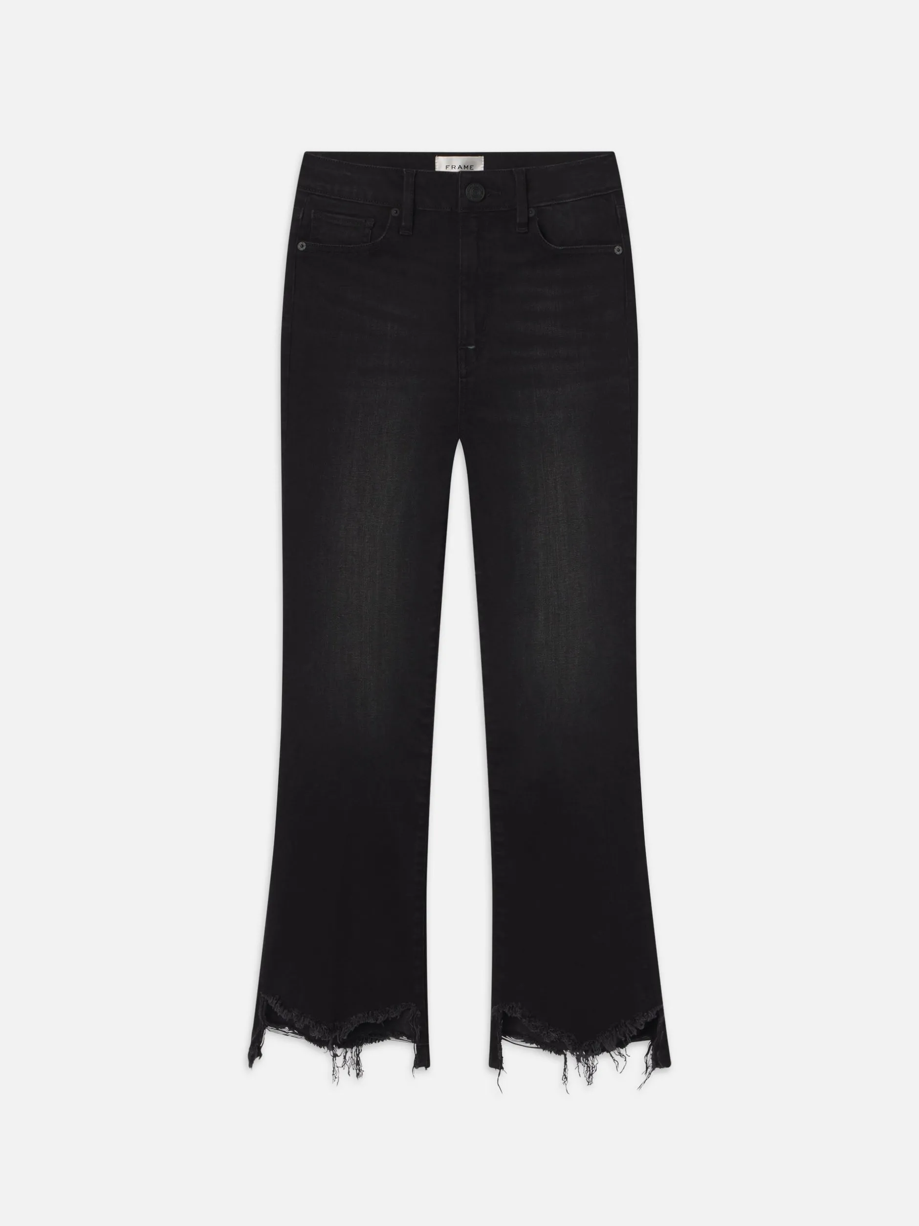 FRAME Le Crop Mini Boot in Tilt Stiletto Hem<Women Bootcut
