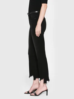 FRAME Le Crop Mini Boot in Tilt Stiletto Hem<Women Bootcut