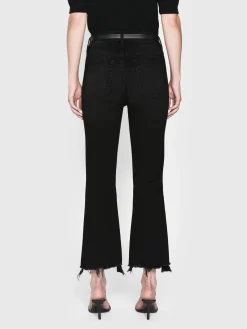 FRAME Le Crop Mini Boot in Tilt Stiletto Hem<Women Bootcut
