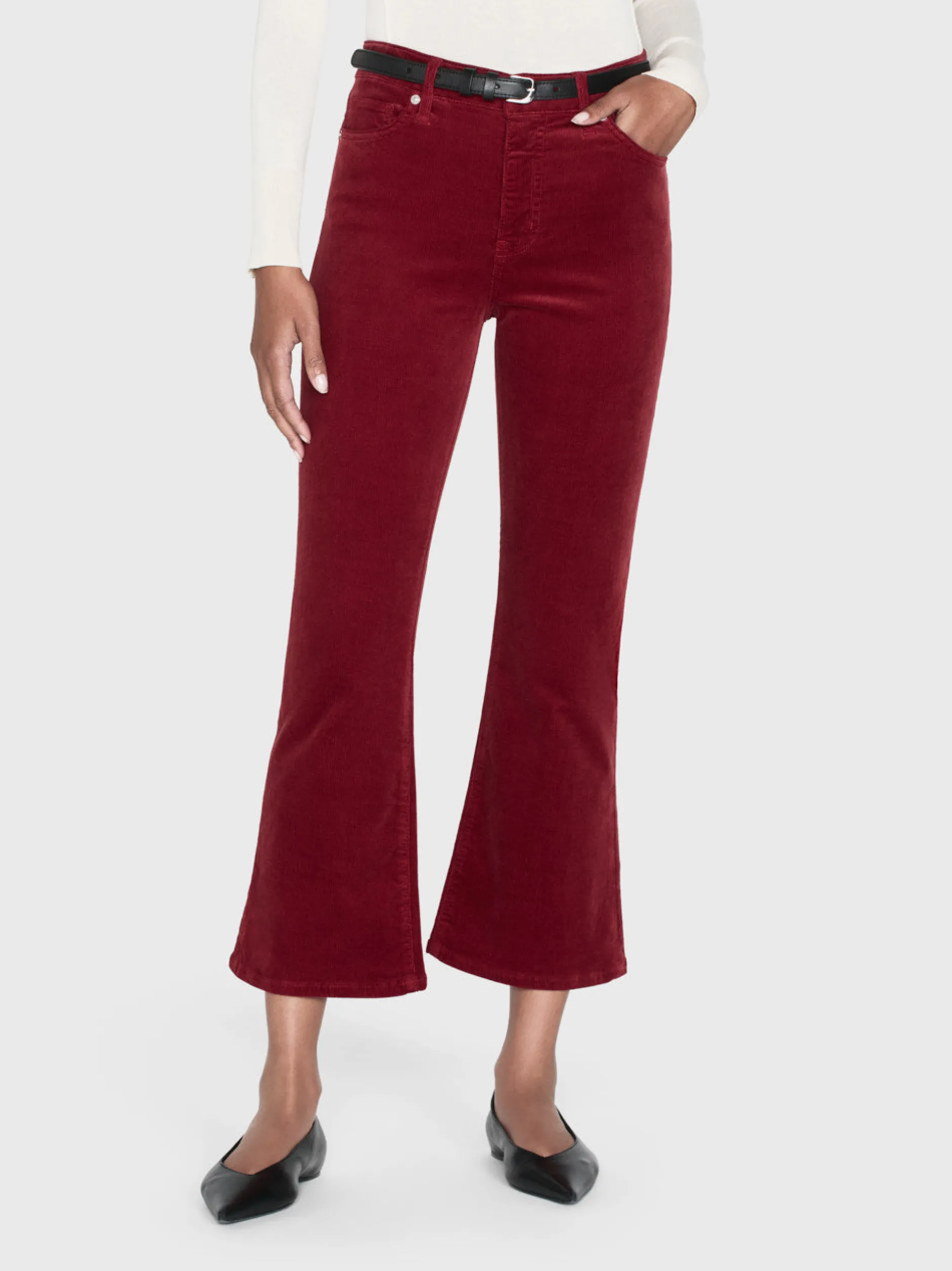 FRAME Le Crop Mini Boot Corduroy in<Women Pants