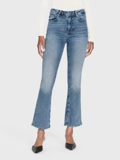FRAME Le Crop Mini Boot Worn Fray in<Women Bootcut