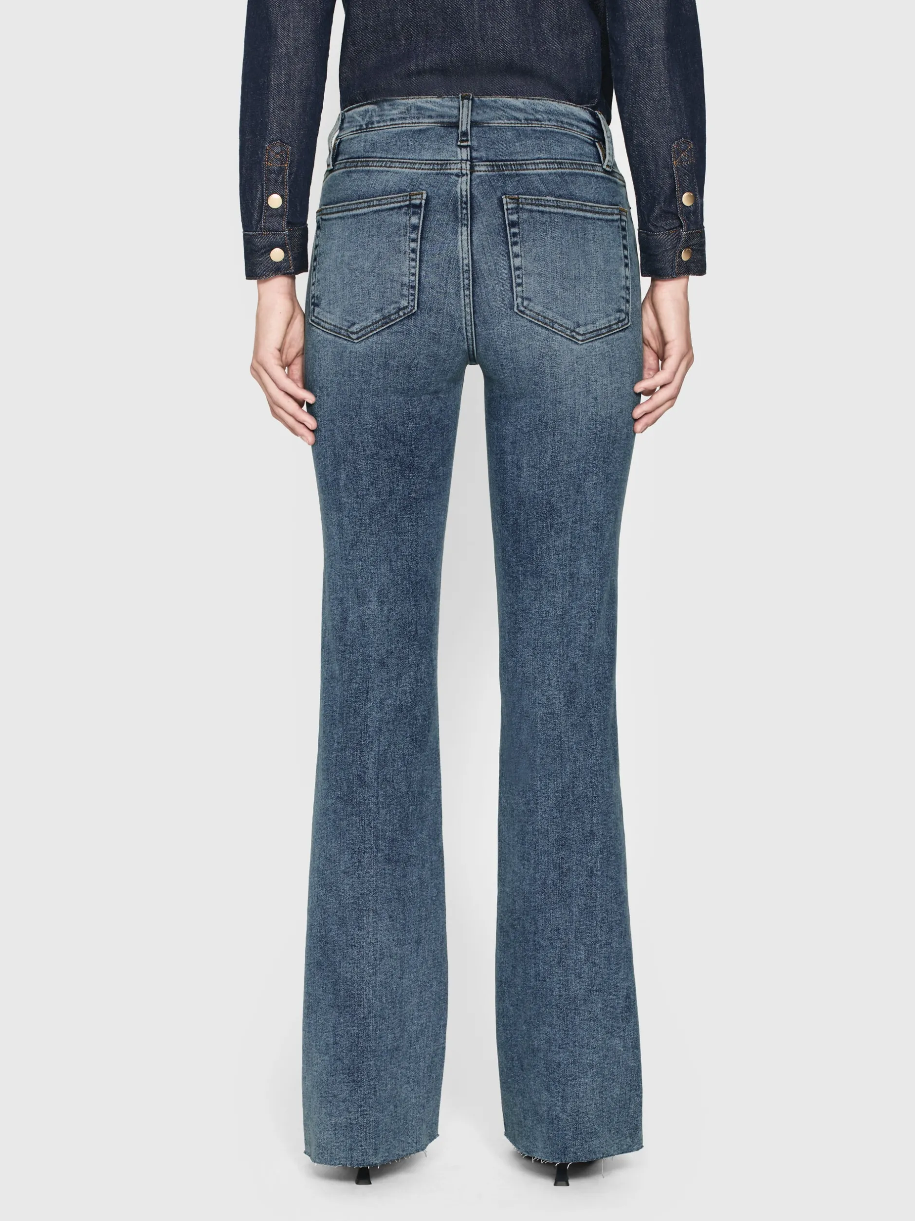 FRAME Le Easy Flare in Rowley Raw After<Women Flare