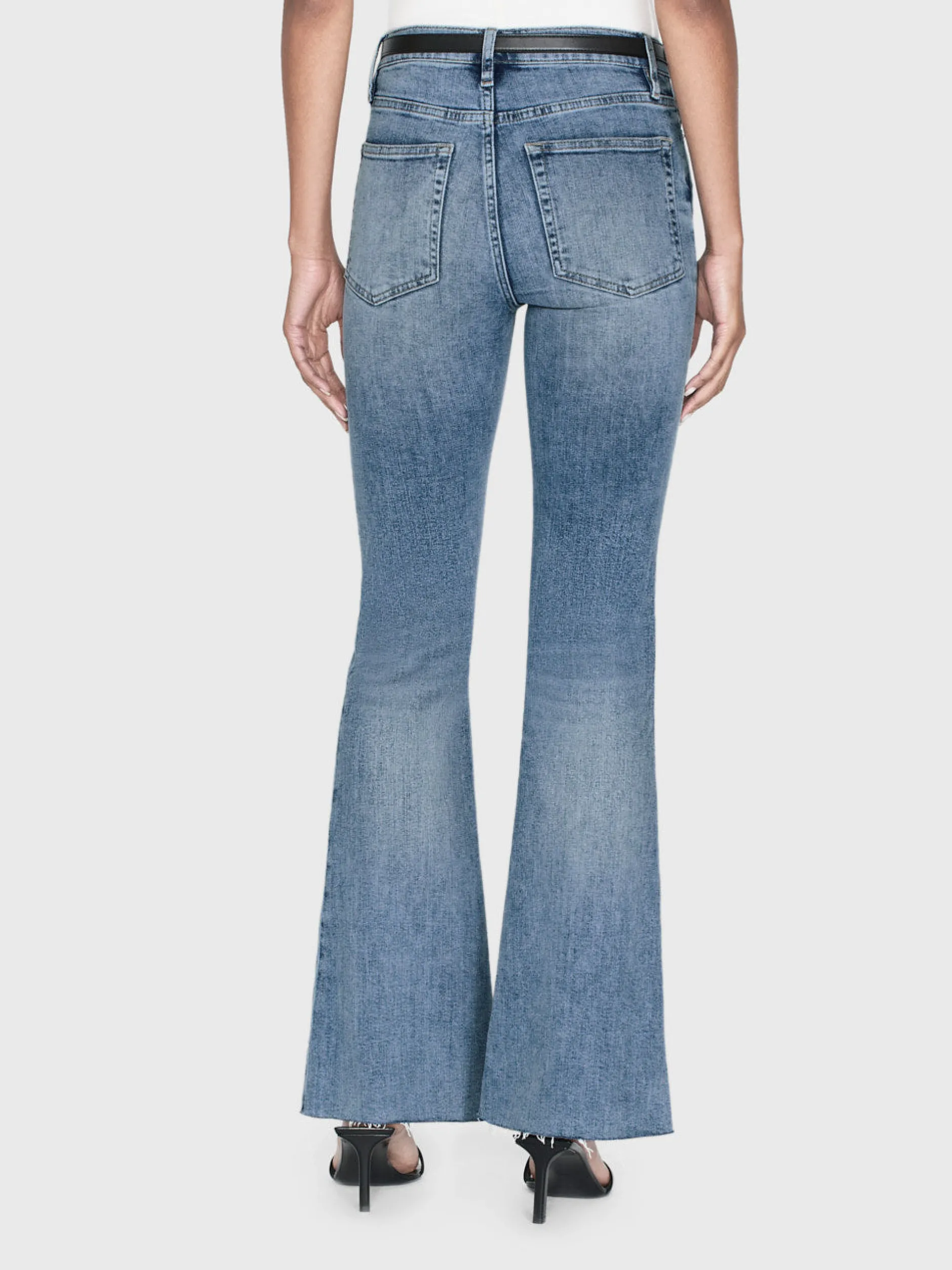 FRAME Le Easy Flare Raw Fray in<Women Flare