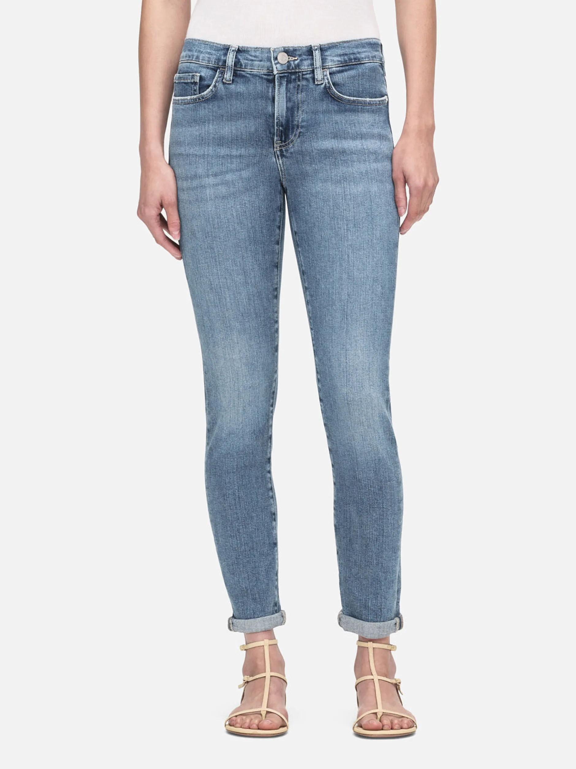 FRAME Le Garcon in Daphne Blue<Women/BOY Boyfriend