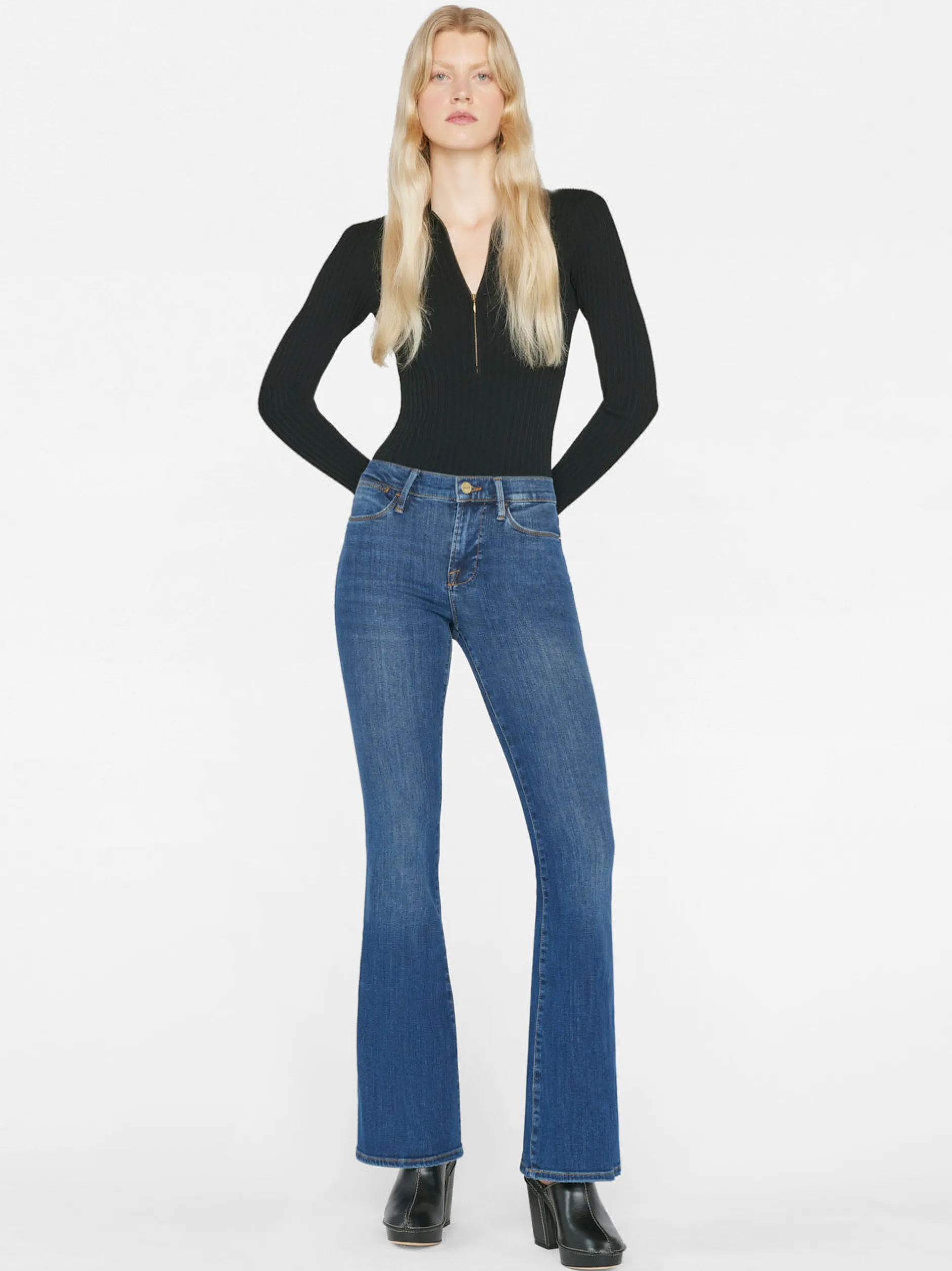 FRAME Le High Flare in<Women Flare|Long
