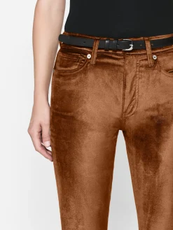 FRAME Le High Flare Velvet in Bronze Velvet<Women Flare|Long