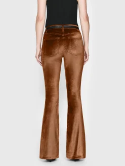 FRAME Le High Flare Velvet in Bronze Velvet<Women Flare|Long