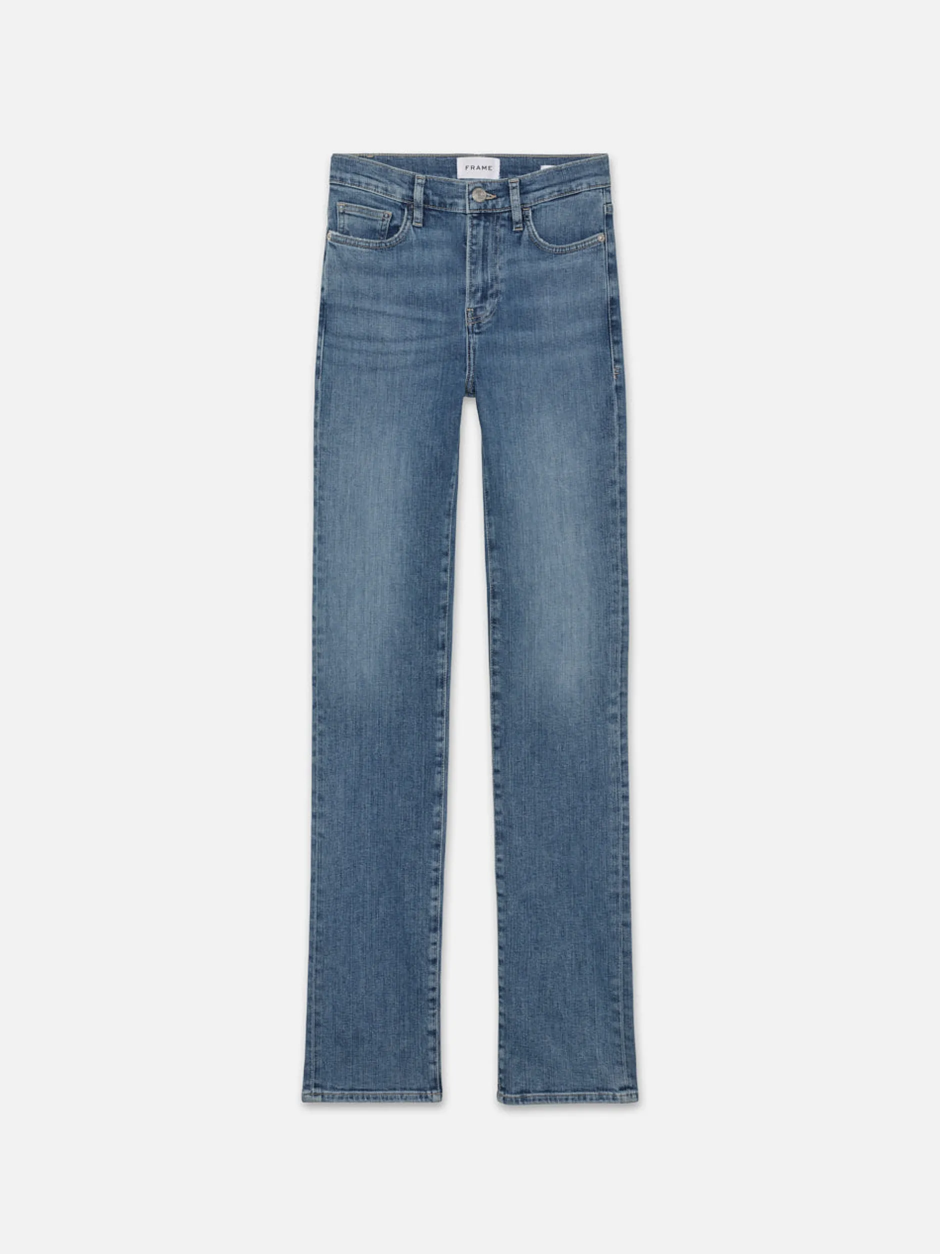 FRAME Le High Straight Long in Daphne Blue<Women Straight