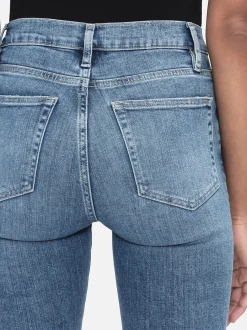FRAME Le High Straight Long in Daphne Blue<Women Straight