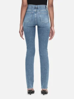 FRAME Le High Straight Long in Daphne Blue<Women Straight