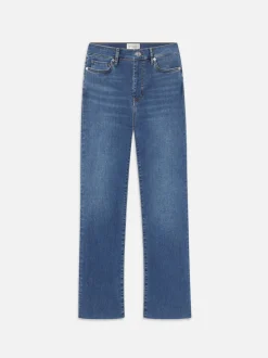 FRAME Le High Straight Long Raw Fray in<Women Straight