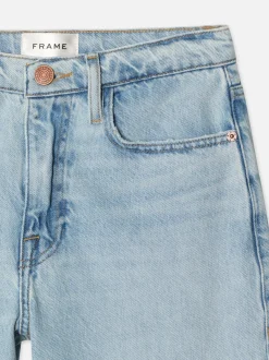 FRAME Le Jane Crop Bite Hem in Fizz Indigo<Women Straight