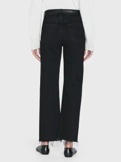 FRAME Le Jane Crop Raw Fray in<Women Straight