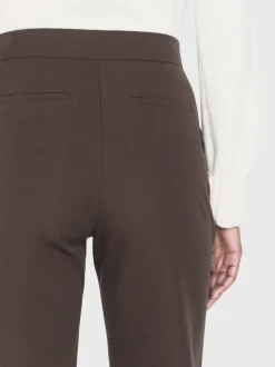 FRAME Le Jane Crop Trouser in Chocolate Brown<Women Pants