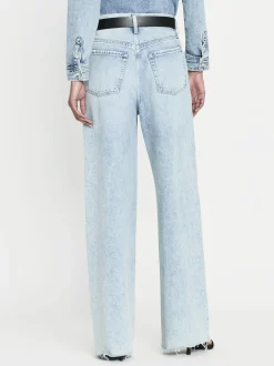 FRAME Le Low Baggy Wide Leg in Fizz Indigo<Women Wide Leg