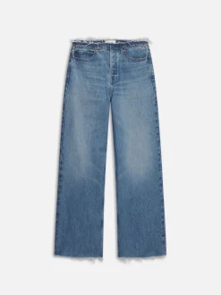FRAME Le Low Baggy Wide Leg Cut Off in<Women Wide Leg