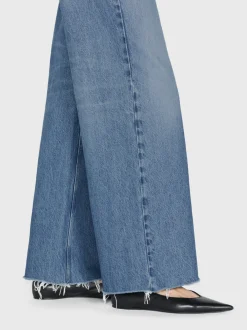 FRAME Le Low Baggy Wide Leg Cut Off in<Women Wide Leg