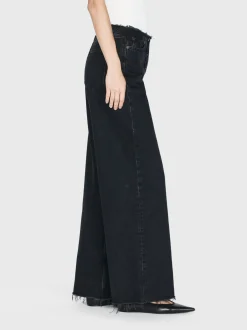 FRAME Le Low Baggy Wide Leg Cut Off in<Women Wide Leg