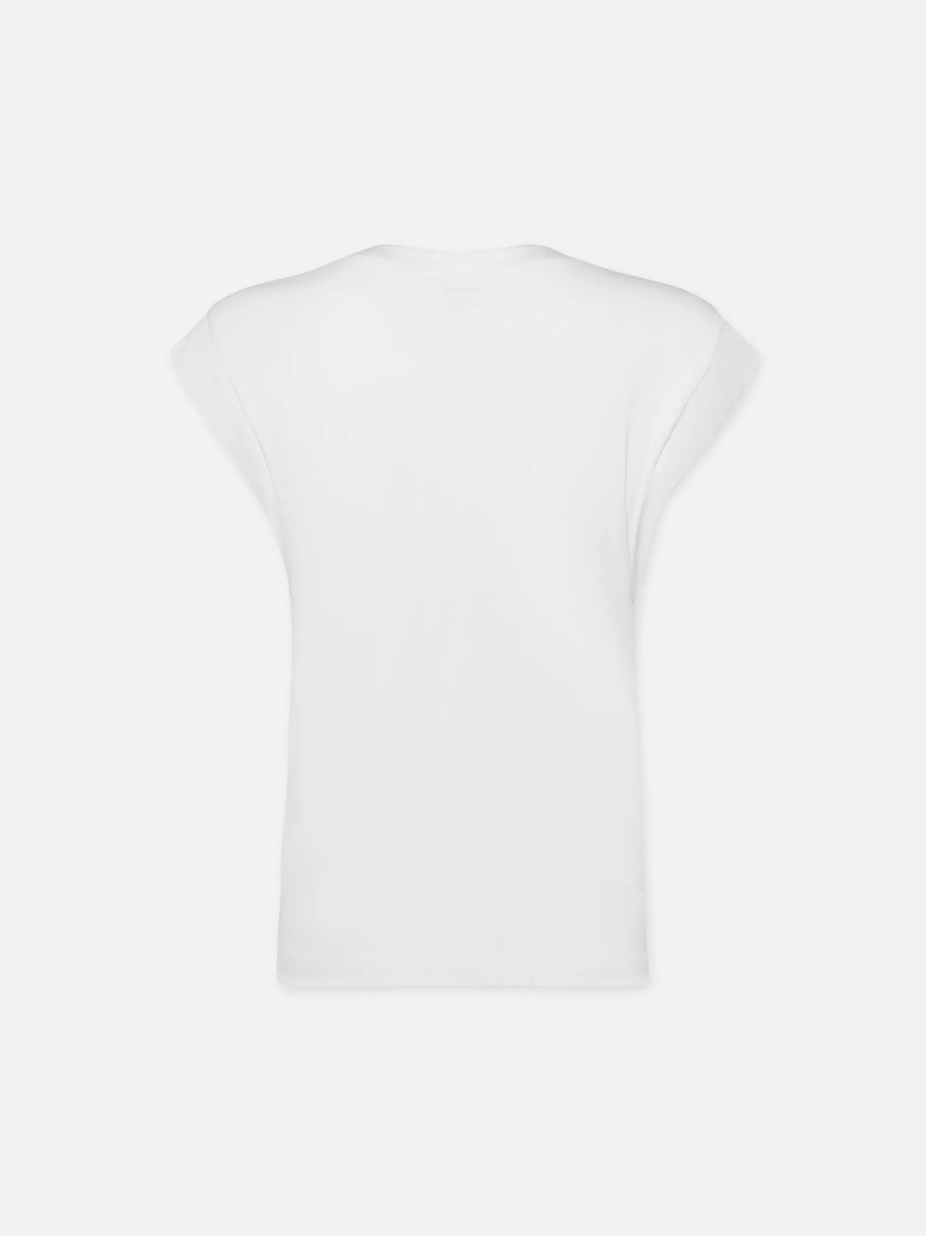 FRAME Le Mid Rise V Neck Tee in<Women Tanks & Tees