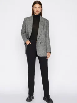 FRAME Le Mini Boot in Film Noir<Women Bootcut|Long
